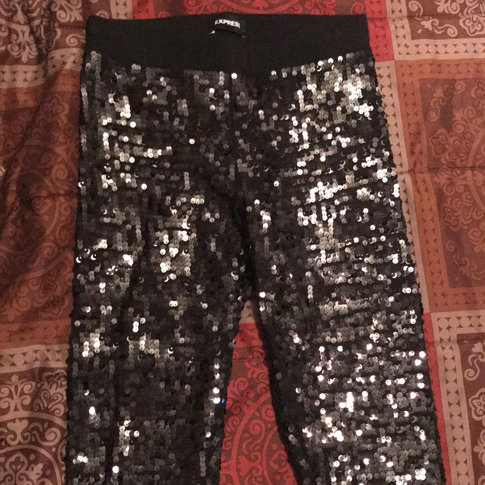 EXPRESS SEQUIN LEGGINGS